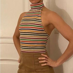XS Urban Outfitters multicolor bodysuit Rare